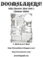 Doomslakers OSR Character Sheets Pack 1