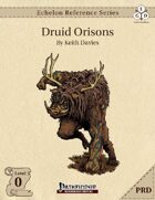 Echelon Reference Series: Druid Orisons (PRD-Only)