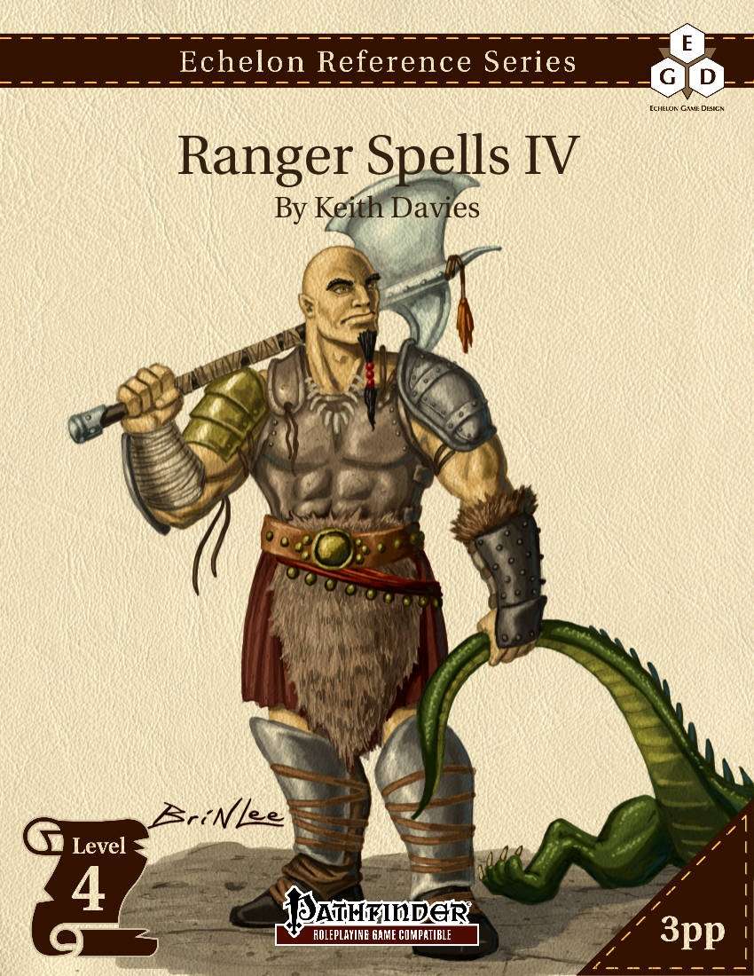 All Ranger Spells Echelon Reference Series: Ranger Spells IV (3pp+PRD) - Echelon Game ...
