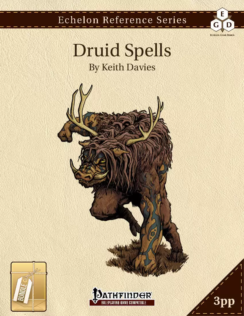 Echelon Reference Series Druid Spells Compiled (3pp+PRD) [BUNDLE