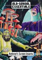 Old-School Essentials Referee's Screen Inserts (Portrait)