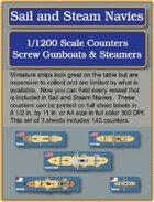 S&SN Counters - Screw Gunboats & Steamers