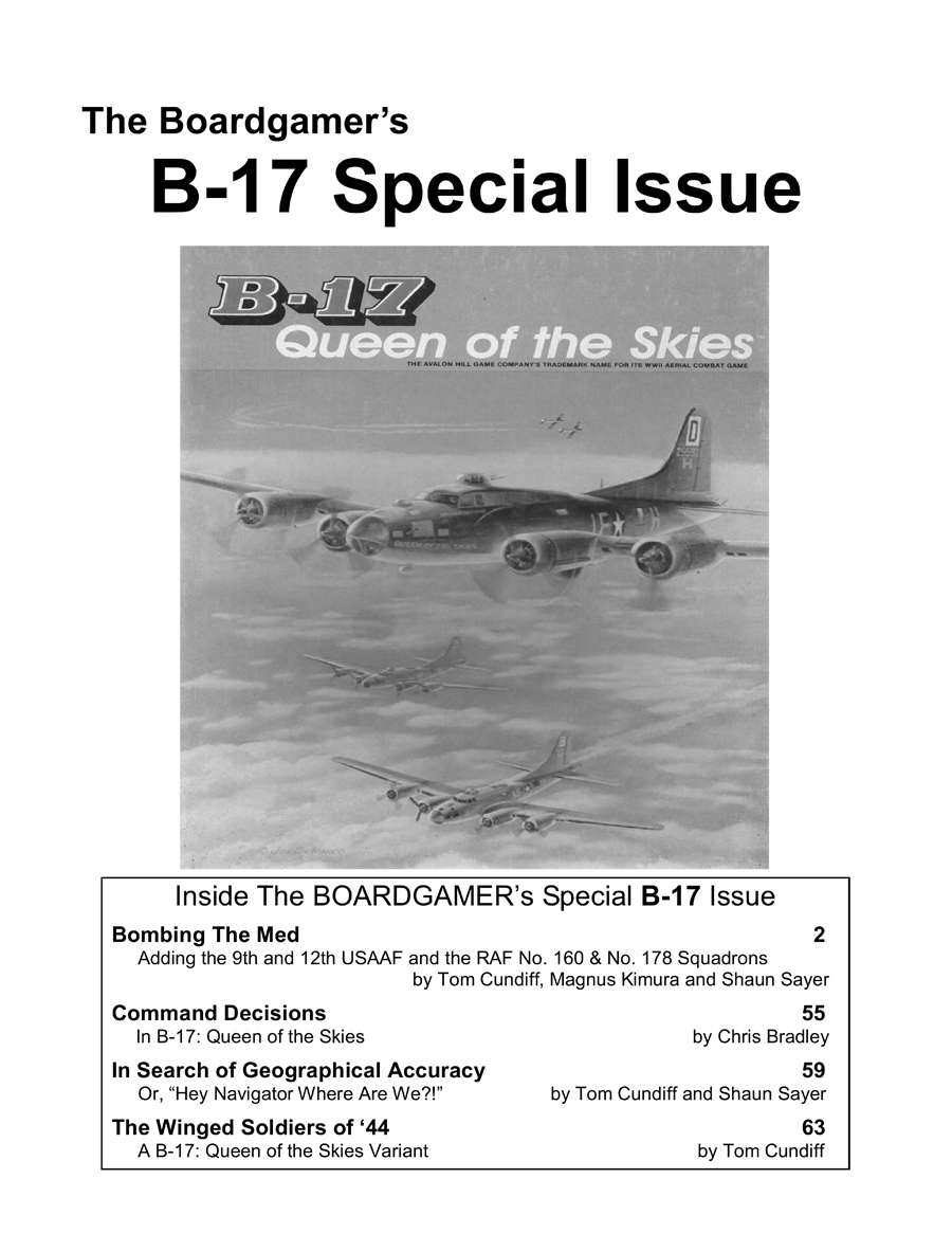 Avalon Hill's B-17 Queen of the Skies Player's Guide - The
