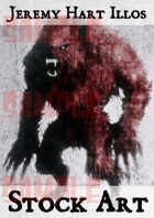 Werewolf 1 Stock Art
