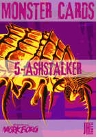 Mork Borg Monster Card 5 ASHSTALKER