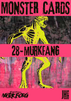 Mork Borg Monster Card 28 MURKFANG