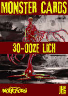 Mork Borg Monster Card 30 OOZE LICH