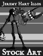 SKELEDROID 3 Stock Art