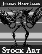 SKELEDROID 4 Stock Art