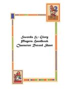 The Tekumel Player's Handbook Character Record Sheet - Swords & Glory Vol. 2