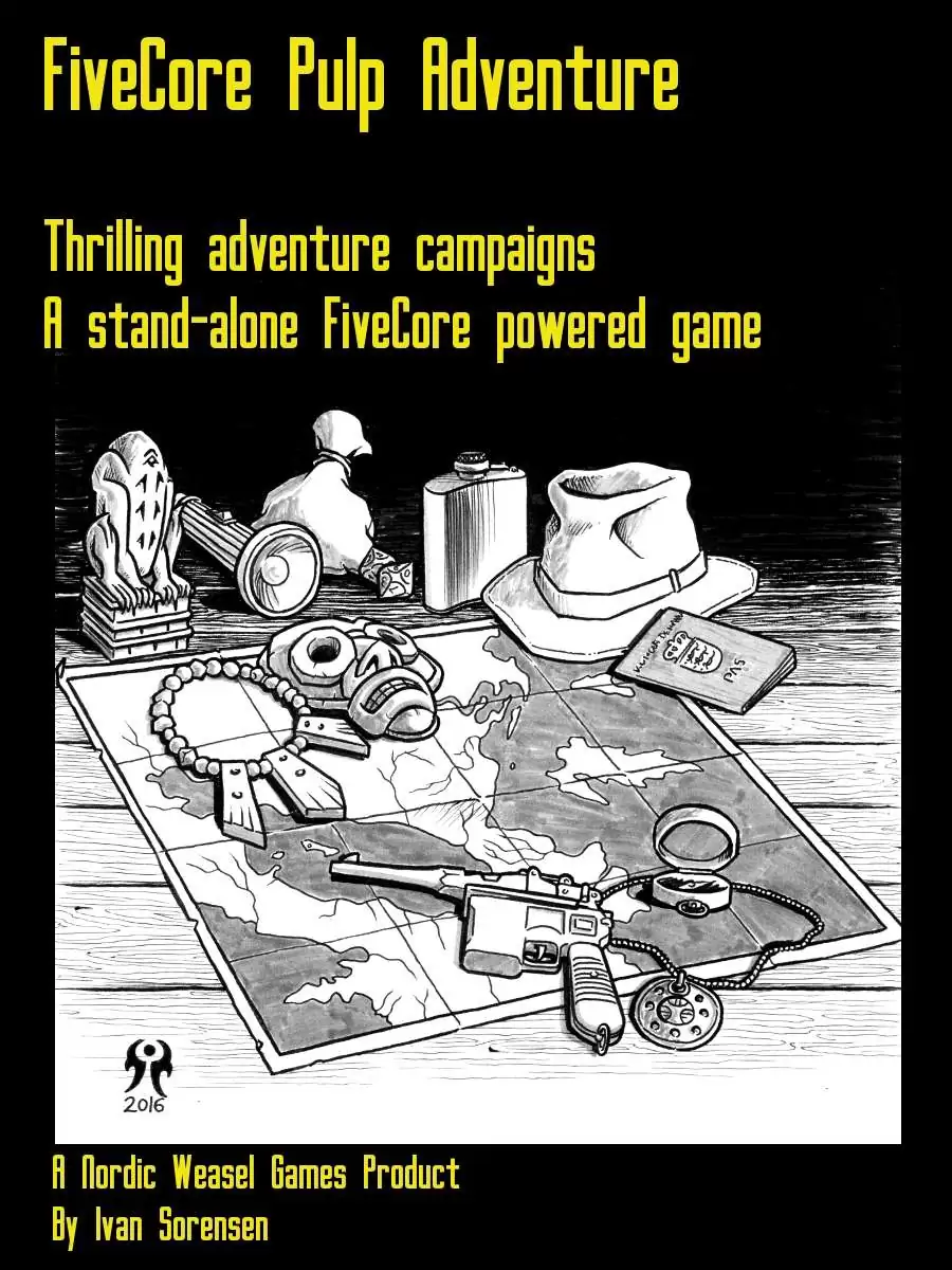 FiveCore Pulp Adventure - Nordic Weasel Games | DriveThruRPG