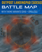 Outpost Landingpad - Battle Map (50x50)