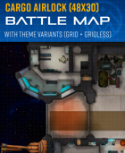 Cargo Airlock - Sci-fi Battle Map (48x30)