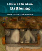 Sinister Stable - Battlemap (20x20)