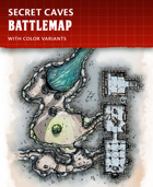 Secret Caves - Fantasy Battlemap