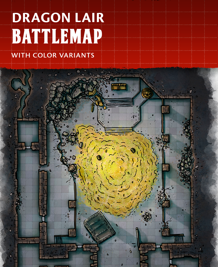 Карты драгонс. Dragon Lair DND Map. Dragon's Lair карта. Dragon Lair Battle Map. Lair Map DND Xanatar.