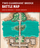 Two Guardians' Bridge - Fantasy Battlemap