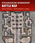 Steamgolem Workshop - Fantasy Battlemap
