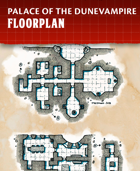 Palace Of The Dune Vampire - Fantasy Floorplan