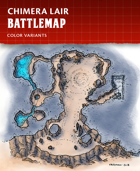 Chimera Lair - Fantasy Battlemap