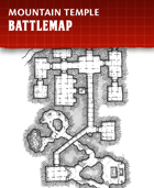 Mountain Temple - Fantasy Battlemap