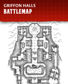 Griffon Halls - Fantasy Battlemap