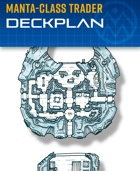 Manta Class Trader - Sci-fi Deckplan