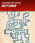 Coffins Of Gold - Fantasy Battlemap