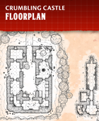 Crumbling Castle - Fantasy Floorplan