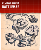 Flying Ruins - Fantasy Isometric Battlemap