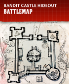 Bandit Castle Hideout - Fantasy Battlemap