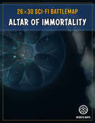 Altar Of Immortality - Sci-Fi Battle Map (30x26)