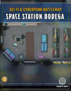 Space Station Bodega - Sci-Fi Store Battlemap