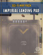 Imperial Landing Pad - Sci-fi Battlemap