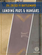 Landing Pads & Hangars - Sci-Fi Battlemaps
