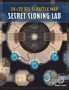 Secret Cloning Lab - Sci-Fi Battle Map