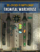 Chemical Warehouse - Sci-Fi Battlemap