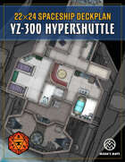 YZ-300 Hypershuttle - Spaceship Deckplan