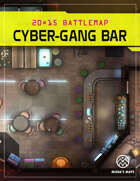 Cyber-Gang Bar - Battlemap
