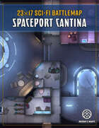 Spaceport Cantina - Sci-Fi Battlemap