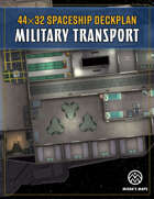 Military Transport - Spaceship Deckplan