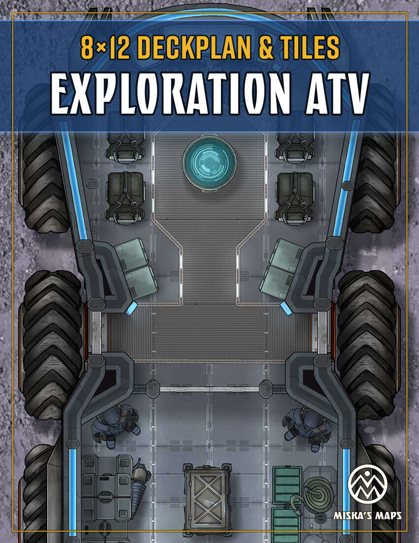 Exploration ATV Taurus OX-9 Sci-fi Deckplan - Miska's Maps | Miska's ...