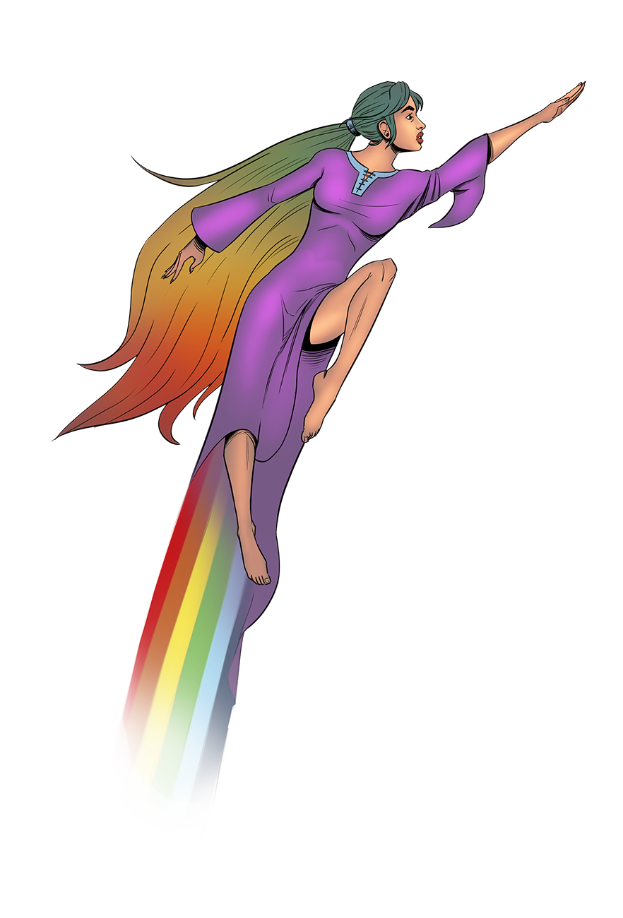 Greek Goddess Iris - Stock Art - Dren Productions | DriveThruRPG, image size:882x1300