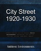 City Street 1920-1930 - from the RPG & TableTop Audio Experts
