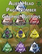 Knotty Works Alien Head Page Number Buttons