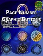 Knotty Works Page Number Buttons Set 3