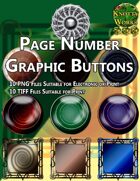 Knotty Works Page Number Buttons Set 5