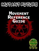 Mutant Future Movement Reference Sheet