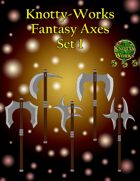 Five Fantasy Axes [Stock Art]