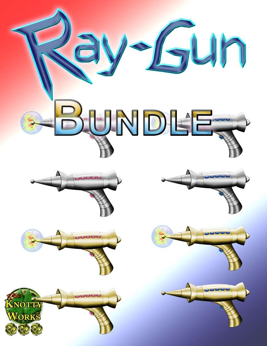 Ray Guns [BUNDLE] - The Knotty-Works | Publishing Backgrounds | Bundles ...